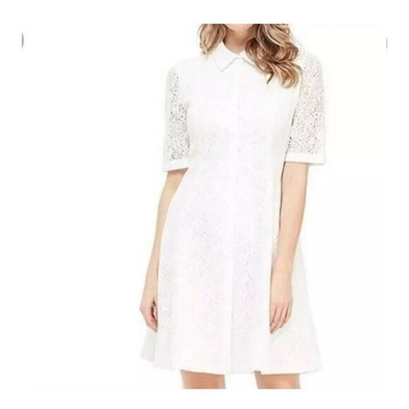 Gal Meets Glam Collection Dresses & Skirts - Gal Meets Glam Leighton Lace Shirt Dress Size 4